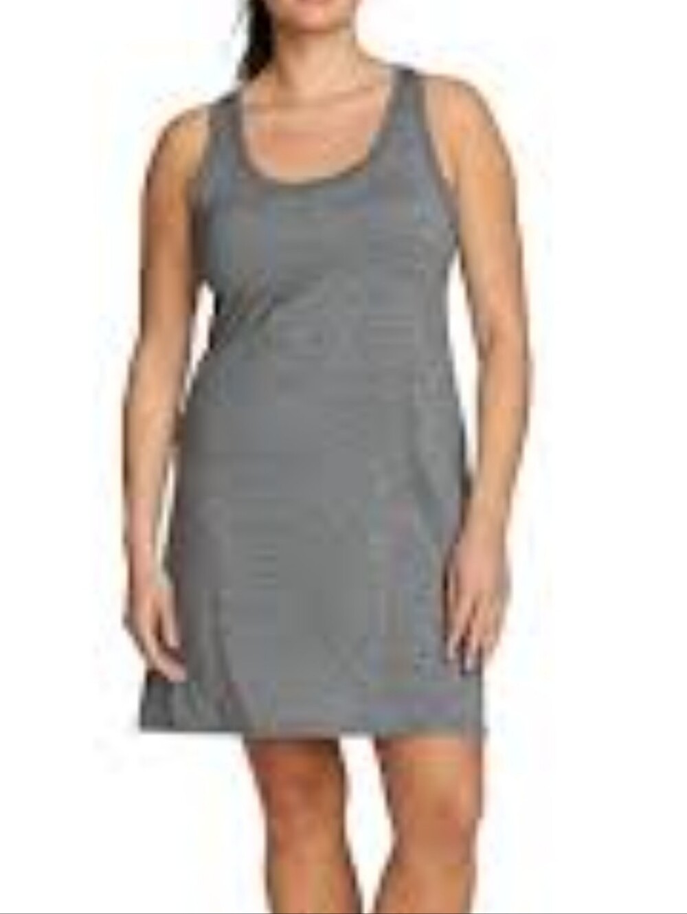 Eddie BAUER Grey Sleeveless Tank Dress